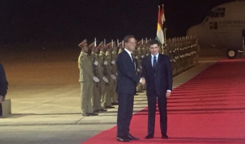 Serok wezîr ê Holendayê gehişt Hewlêrê